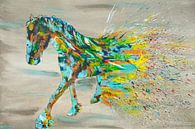 fries paard schilderij van Kim van Beveren thumbnail
