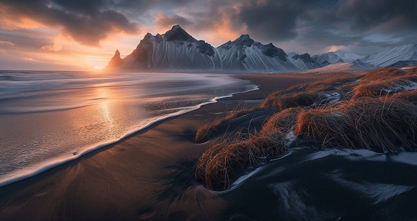 Vue sur la côte en automne par fernlichtsicht