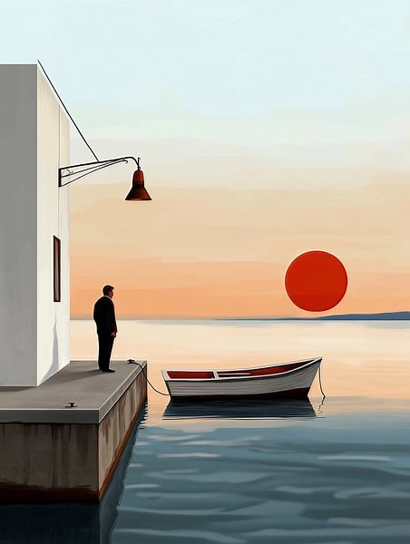 Rust in de haven van fernlichtsicht