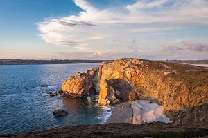 Felsküste beim Pointe de Dinan, Crozon, Bretagne