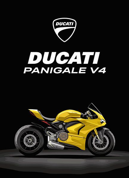 Moto Ducati Panigale V4 par Vicky Hanggara
