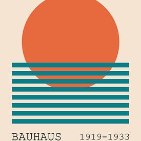 Bauhaus poster Sun by H.Remerie Photography and digital art