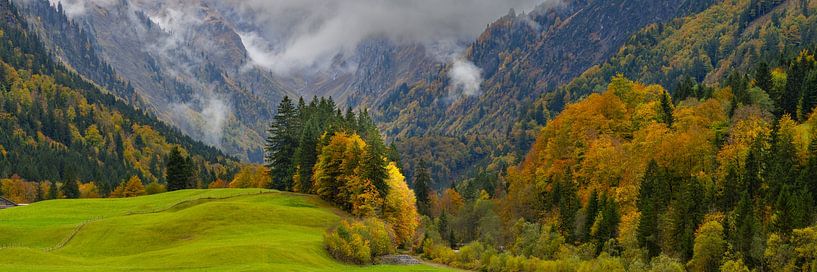 Autumn in the Trettachtal by Walter G. Allgöwer