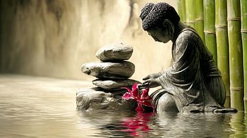 ZEN - Buddhism - Buddha - Buddha by Gelissen Artworks