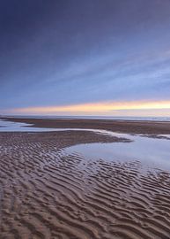Egmond aan Zee - Coucher de soleil doré sur Dan Photo Shaman