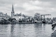 Koudekerk aan den Rijn schwarz und weiß von Patrick Herzberg Miniaturansicht