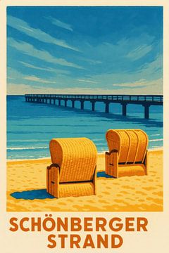 Schönberger Strand – tranquillity in blue and sand