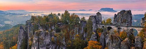 Zonsopkomst bij de Bastei