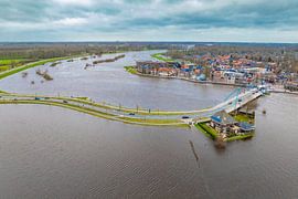 Vecht hoogwater bij Dalfsen van Sjoerd van der Wal Fotografie