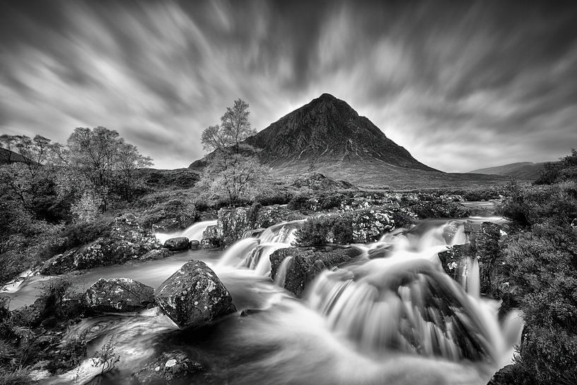 Buachaille Etive Mor - Die Highlands in schwarzweiß von Rolf Schnepp