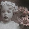Fille de fleur sur Greet van Dam