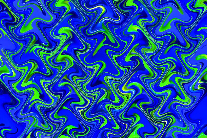 PhotoGraph 65 (Blaue Schnörkel) von Hans Levendig (lev&dig fotografie)