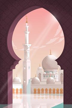 Abu Dhabi - Sheikh Zayed Grand Mosque by Eduard Broekhuijsen
