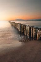 Groyne zonsondergang