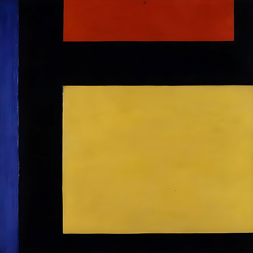 Theo van Doesburg – Counter-Composition X – 1924 – De Stijl Geometric Abstract Art