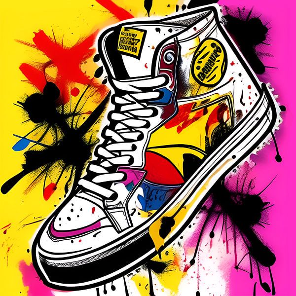 Color Cascade Kicks van The Art Kroep