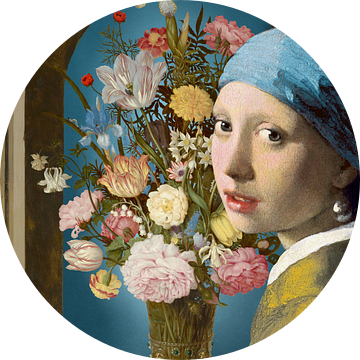 Meisje met de Parel – De Vaas met Bloemen van Marja van den Hurk