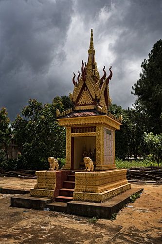 Le Wat Sen Monorom avant la tempête sur Frank Photos