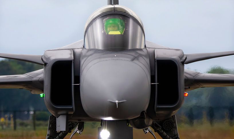Saab JAS39 Gripen is ready for his display at the Air Force Days 2019 by Stefano Scoop