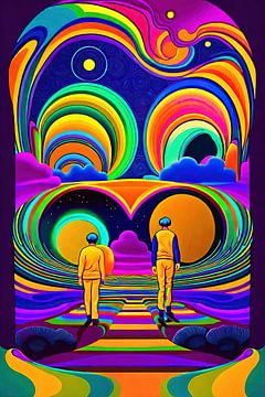 Psychedelische wereld van Laly Laura