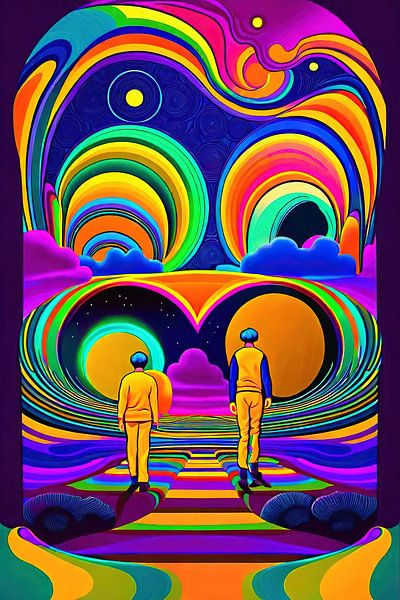 Psychedelic world by Laly Laura