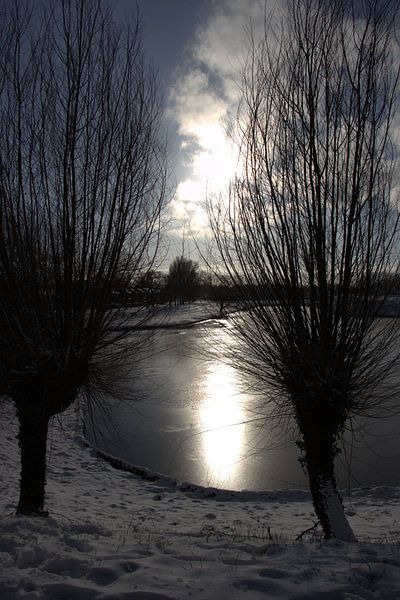 Cold winter morning in Hellevoetsluis by Anita van Gijn