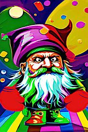 De bokser dwerg Smasher van DJF by Dean Jayson Freeman Art | Level Up your Home