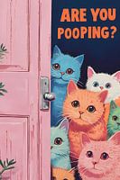 humorischte poster van glurende katten