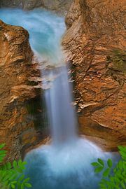 Waterfall in the Tyrolean Rosengarten Gorge by Thomas Herzog