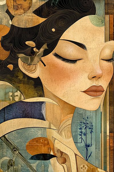 Zen Women's Portrait | Women's Rest Portrait by Zen and More