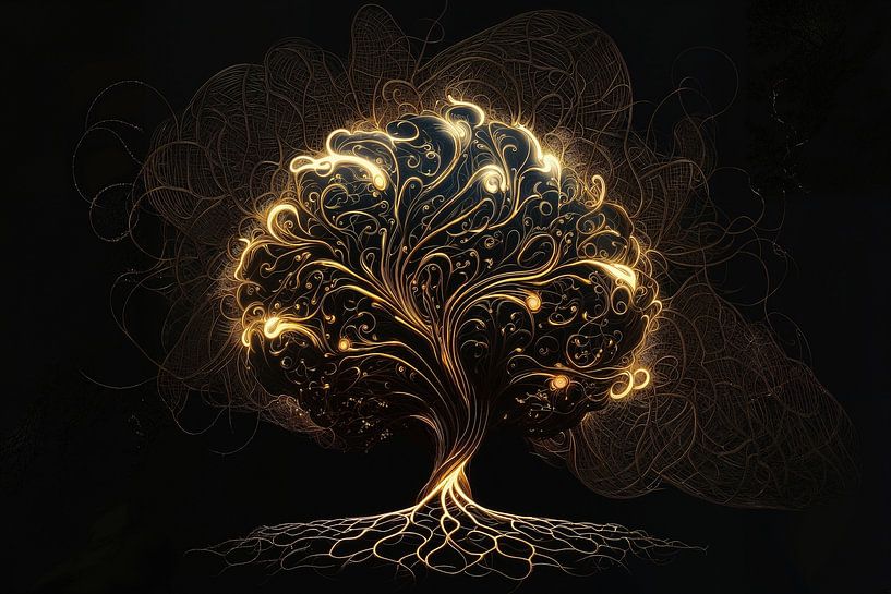 The Network Brain, A Source Of Golden Connections by Surreal Media