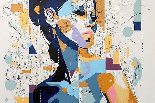 Portrait modern painting