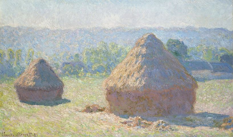 Heuhaufen, Claude Monet von 1000 Schilderijen