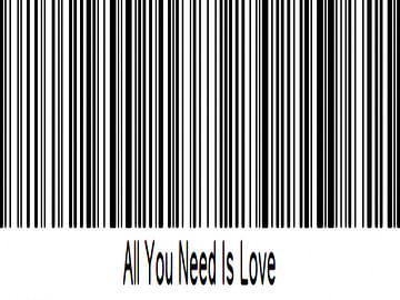 Bar Code V - All You Need Is Love van Maurice Dawson