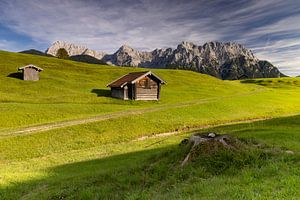 Buckelwiesen mit Karwendelgebirge
