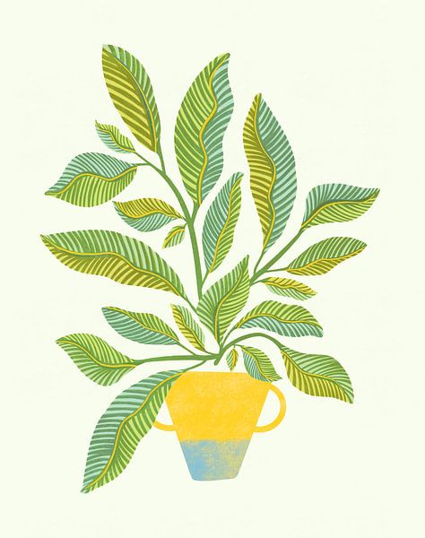 Whimsical Sage Plant by Kristian Gallagher