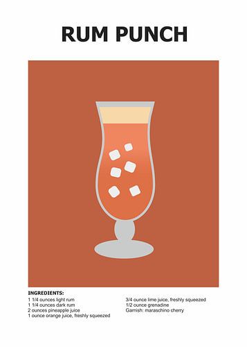 cocktail rum punch