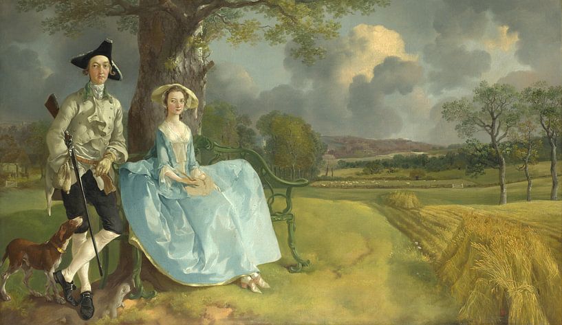 Mr. und Mrs. Andrews, Thomas Gainsborough von Meisterhafte Meister