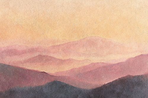 Soft Light over the Mountains