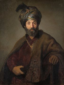 Man in Oriental Costume, Rembrandt, Govert Flinck