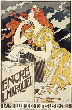 Encre L. Marquet (1892) door Eugène Grasset van Peter Balan