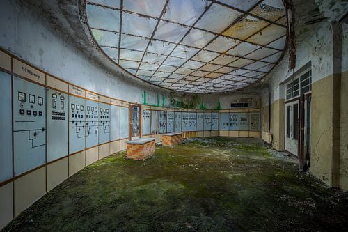 Industrial Photography - Light through Glass Roof