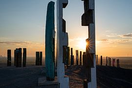 Landmark on the Haniel slag heap, Bottrop, Germany by Alexander Ludwig