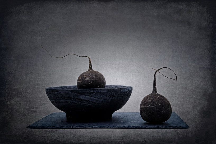 Simply Black . Still life with black shades and ramen ash . by Saskia Dingemans Awarded Photographer
