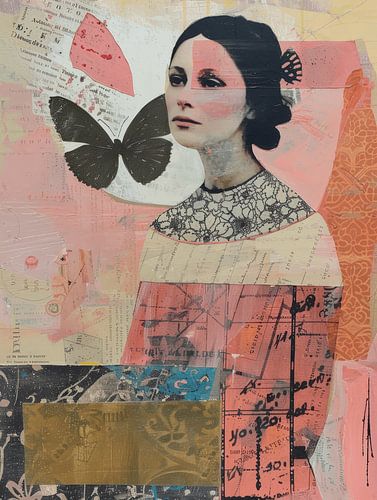 Vintage-Kunst-Collage