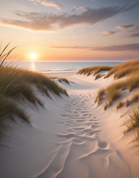 A beautiful beach day by J.a Dijkstra