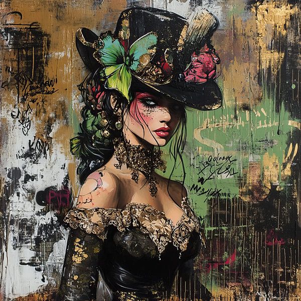 Schatten der Pracht und Schrift von Blickfänger Gemälde