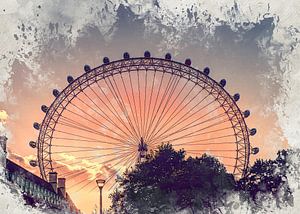 City art London Eye #london van JBJart Justyna Jaszke