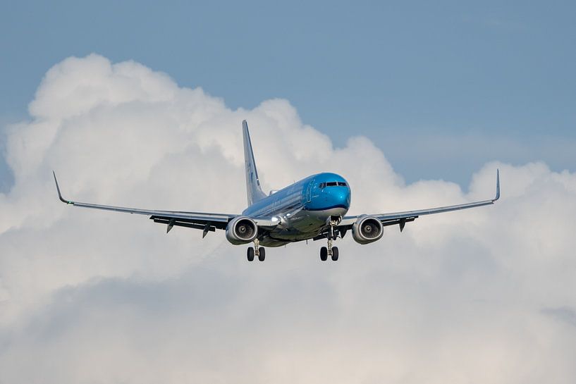 klm boeing 737 atterrissage schiphol par Arthur Bruinen