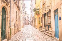 Vieille rue nostalgique de Rovinj